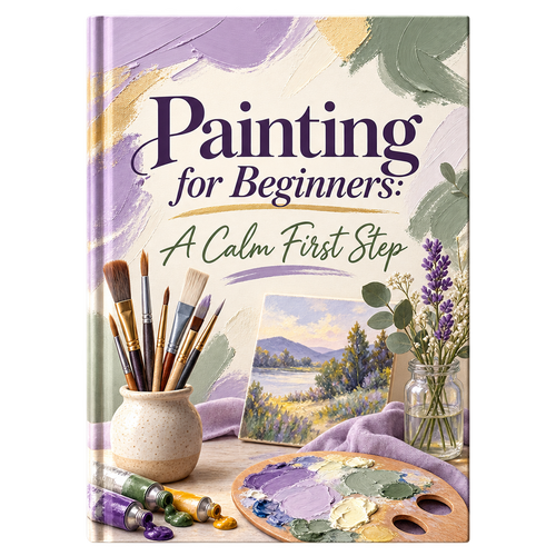 Painting for Beginners: A Calm First Step ebook cover